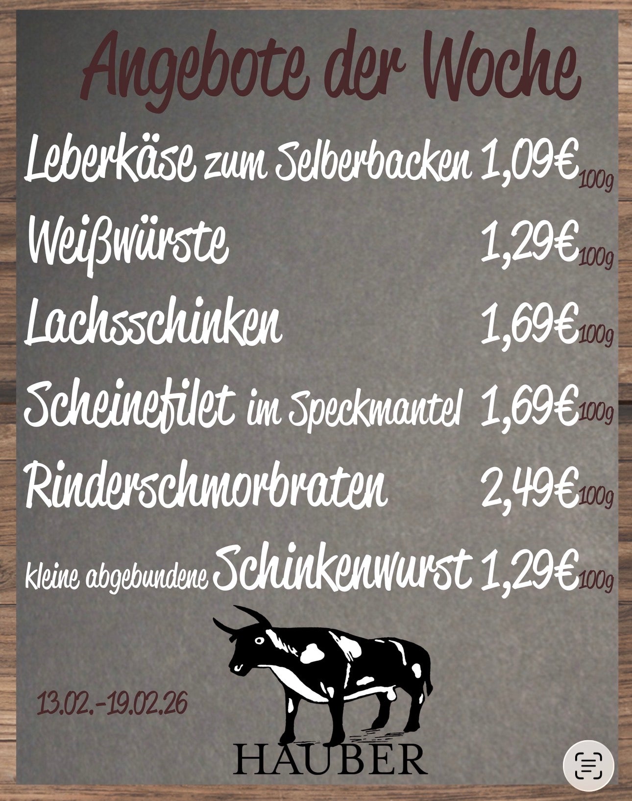 Angebot der Woche