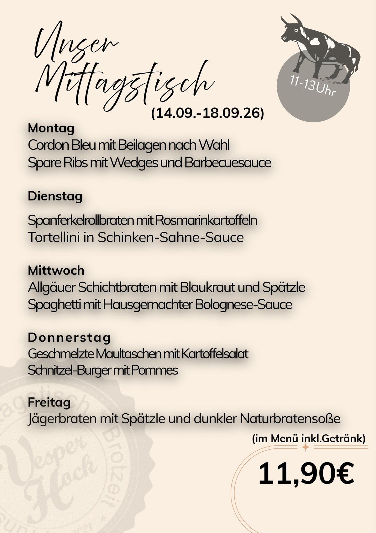 Mittagstisch