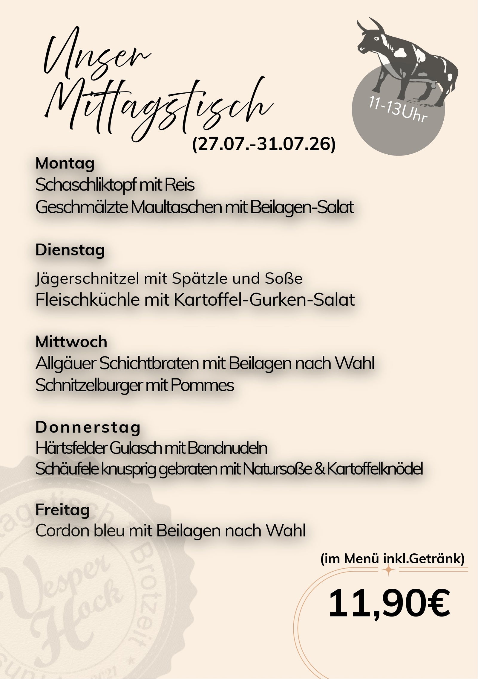 Mittagstisch