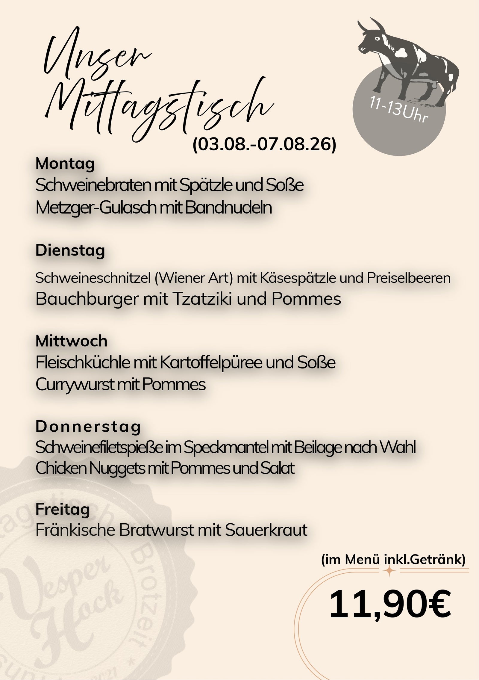 Mittagstisch