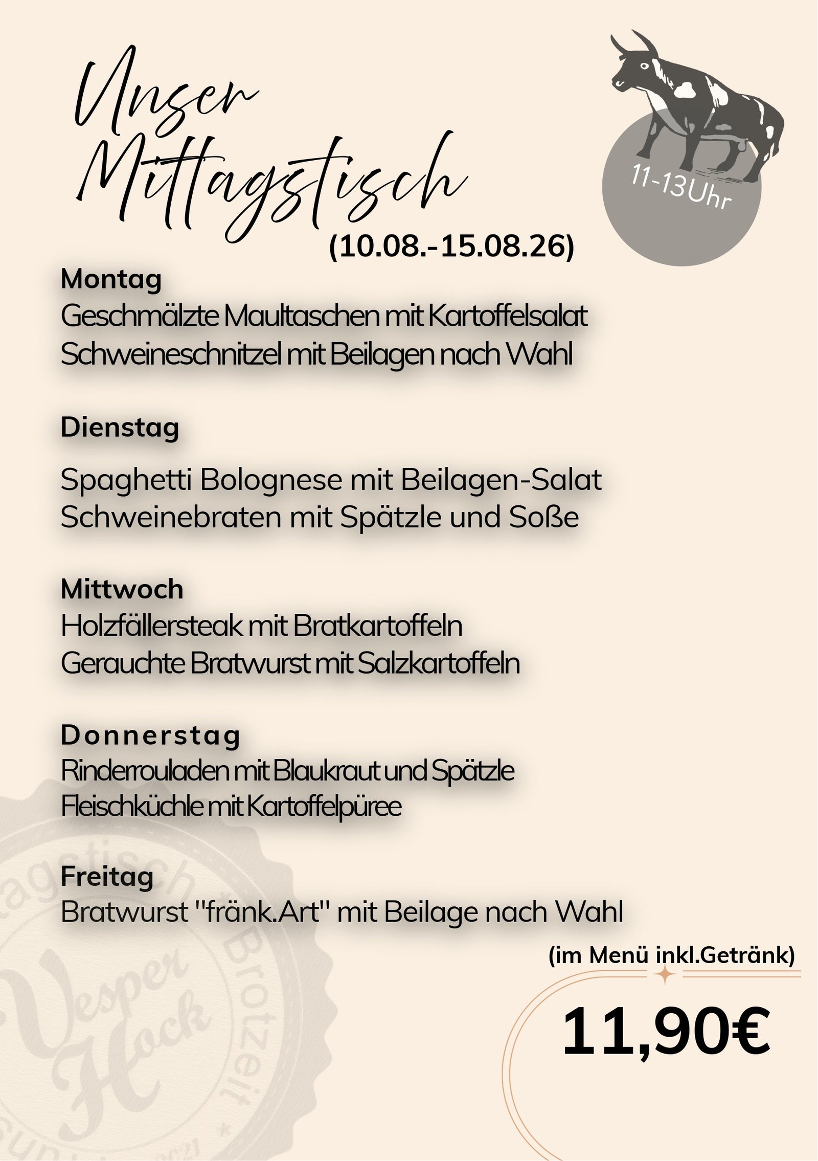 Mittagstisch