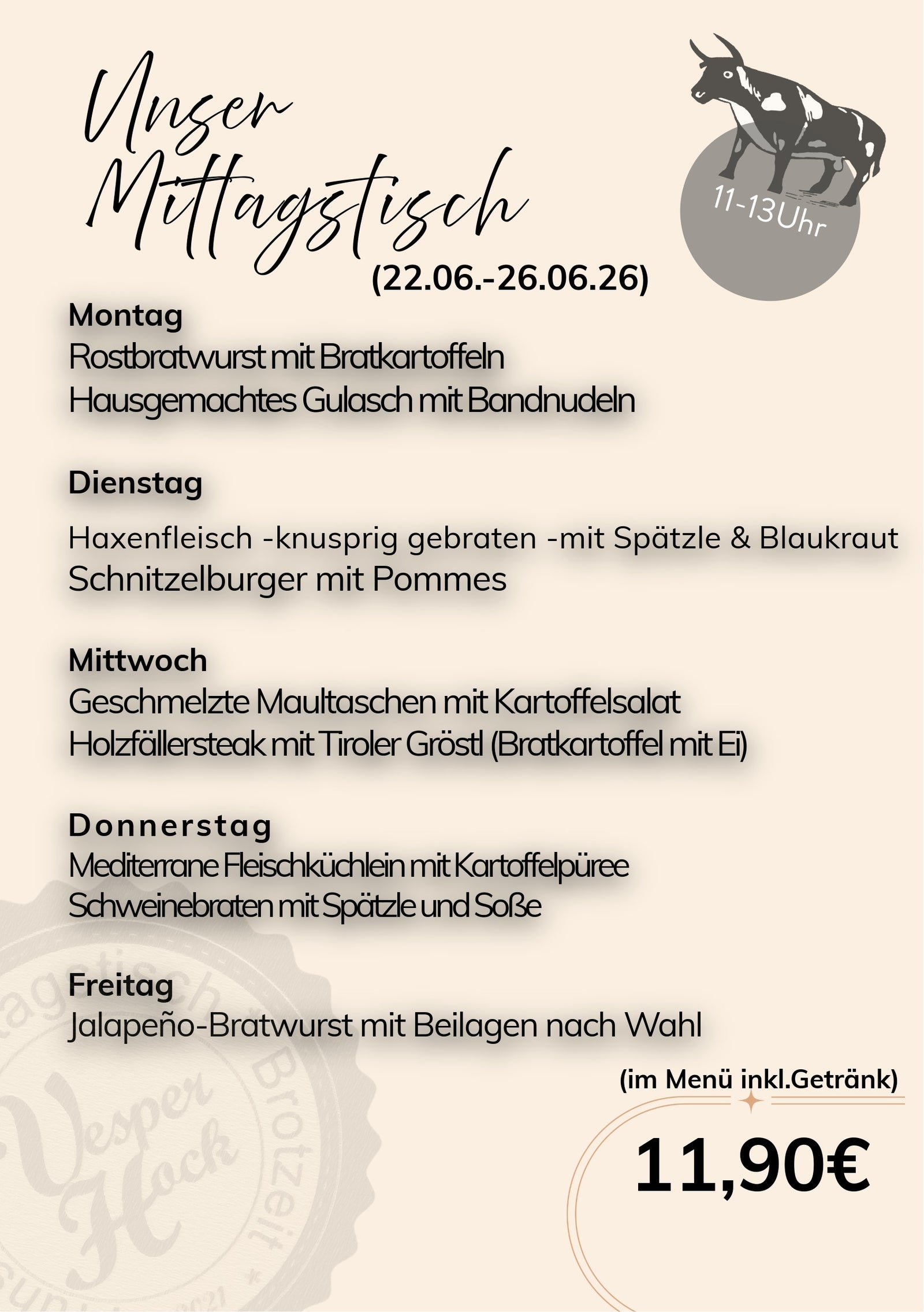 Mittagstisch