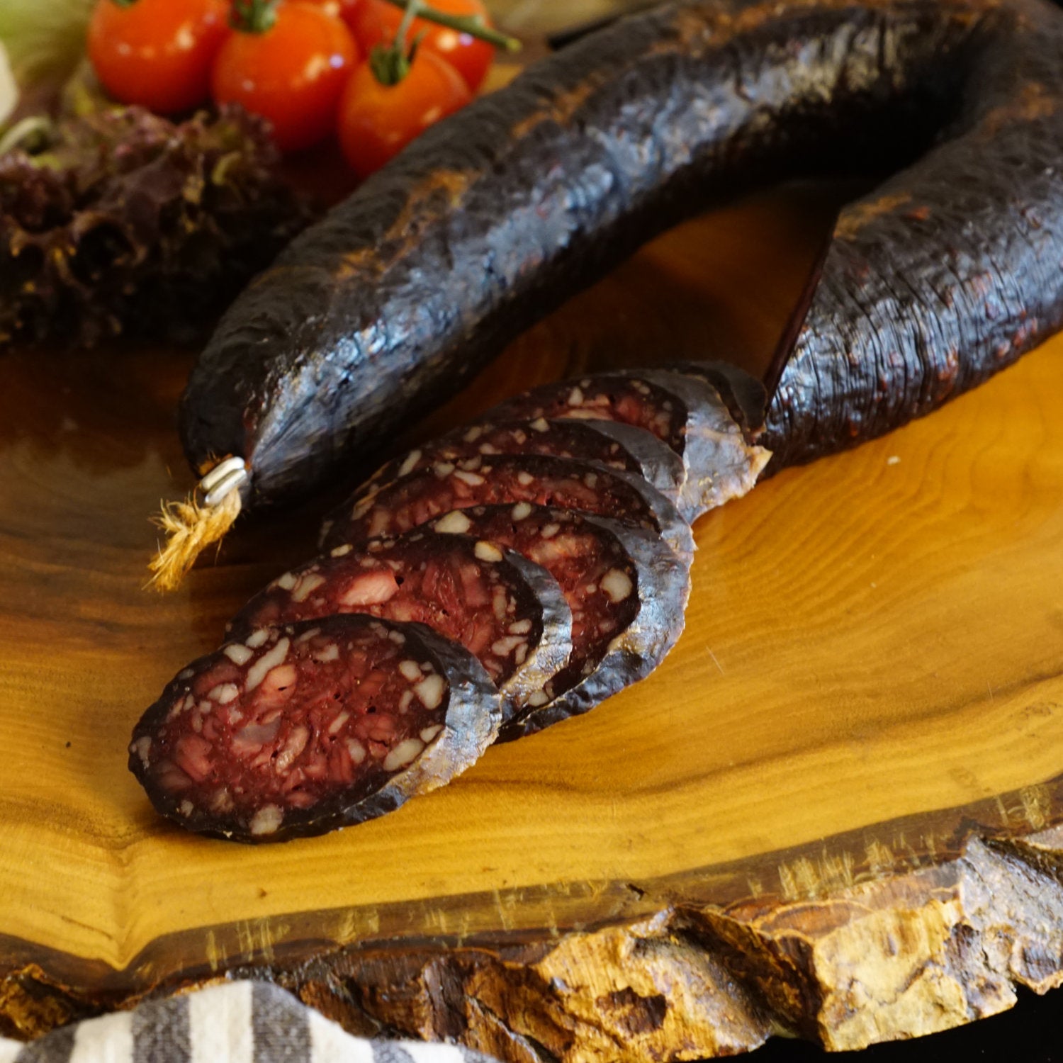 Schwarzwurst scharf